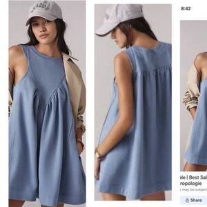 Nwt Anthropologie daily practice racerback sundress